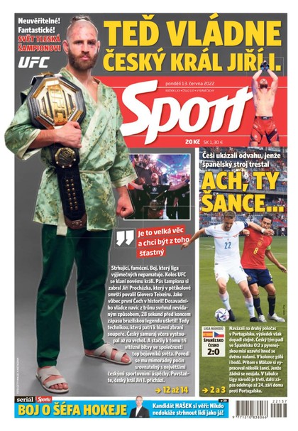 E-magazín Sport - 13.6.2022 - CZECH NEWS CENTER a. s.