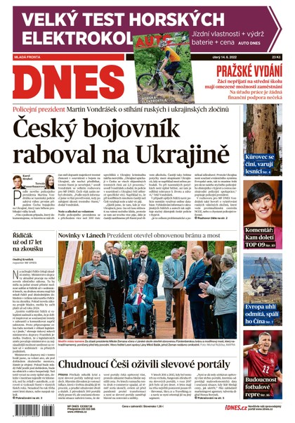 E-magazín MF DNES - 14.6.2022 - MAFRA, a.s.