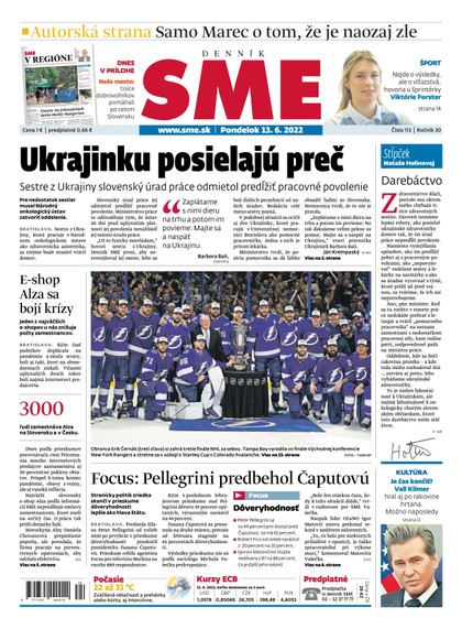 E-magazín SME 13-6-2022 - Petit Press, a.s. 