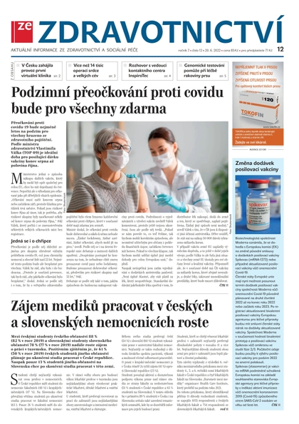 E-magazín Ze Zdravotnictví 12/2022 - A 11 s.r.o.
