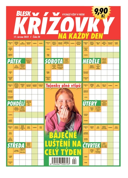 E-magazín BLESK KŘÍŽOVKY NA KAŽDÝ DEN - 24/2022 - CZECH NEWS CENTER a. s.