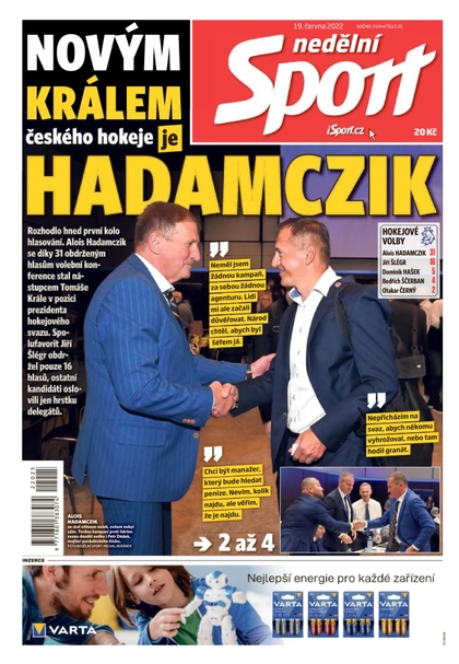 E-magazín nedělní Sport - 19.6.2022 - CZECH NEWS CENTER a. s.