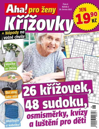 E-magazín Aha! pro ženy křížovky - 06/2022 - CZECH NEWS CENTER a. s.