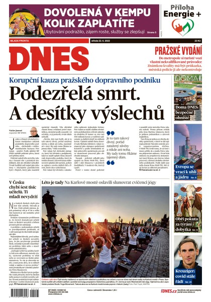 E-magazín MF DNES - 22.6.2022 - MAFRA, a.s.