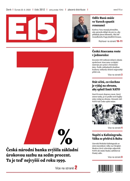 E-magazín E15 - 23.6.2022 - CZECH NEWS CENTER a. s.