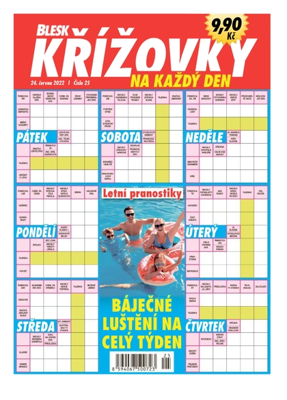 E-magazín BLESK KŘÍŽOVKY NA KAŽDÝ DEN - 25/2022 - CZECH NEWS CENTER a. s.