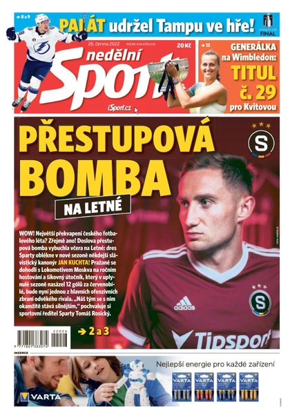 E-magazín nedělní Sport - 26.6.2022 - CZECH NEWS CENTER a. s.