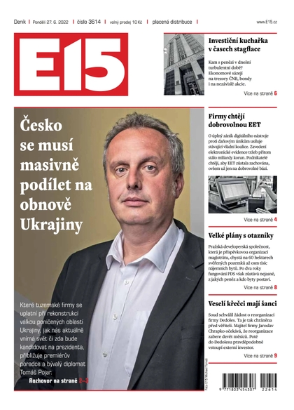 E-magazín E15 - 27.6.2022 - CZECH NEWS CENTER a. s.