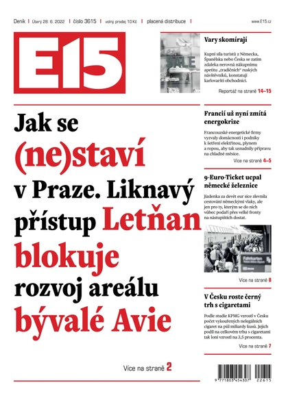 E-magazín E15 - 28.6.2022 - CZECH NEWS CENTER a. s.