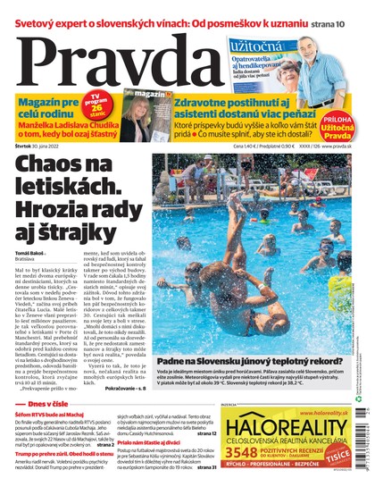 E-magazín Denník Pravda 30. 6. 2022 - OUR MEDIA SR a. s.