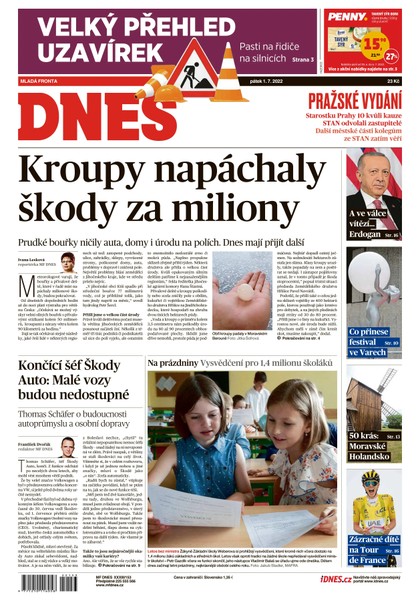 E-magazín MF DNES - 1.7.2022 - MAFRA, a.s.