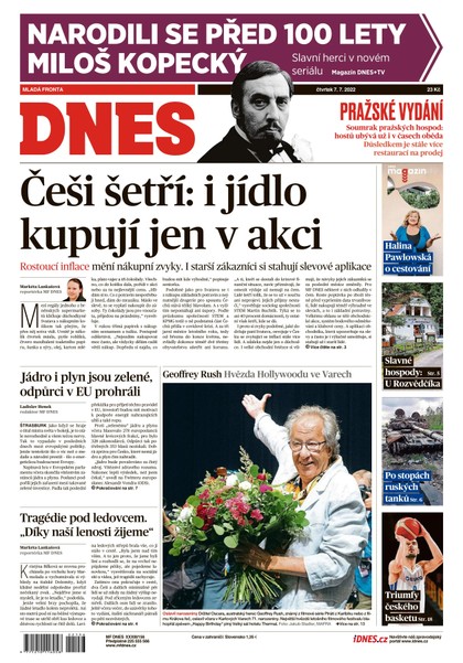 E-magazín MF DNES - 7.7.2022 - MAFRA, a.s.