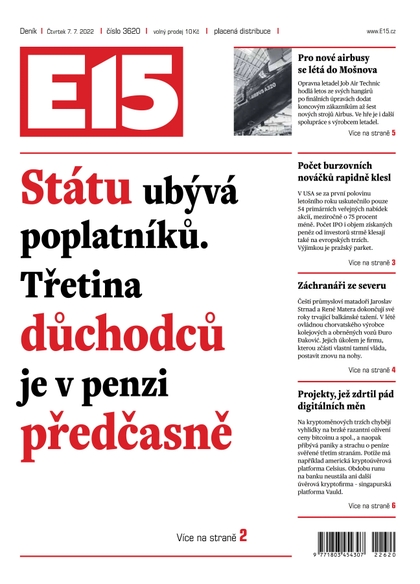E-magazín E15 - 7.7.2022 - CZECH NEWS CENTER a. s.