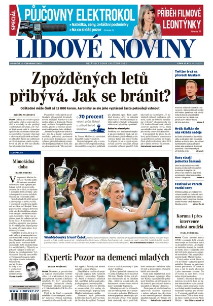 E-magazín LN - 11.7.2022 - MAFRA, a.s.