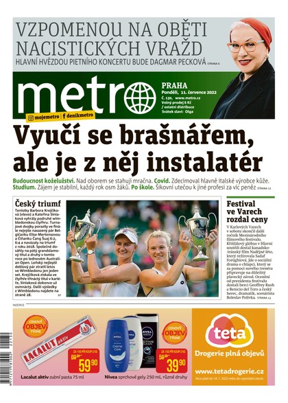 E-magazín METRO - 11.7.2022 - MAFRA, a.s.