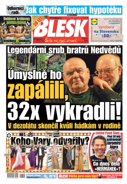E-magazín BLESK - 11.7.2022 - CZECH NEWS CENTER a. s.