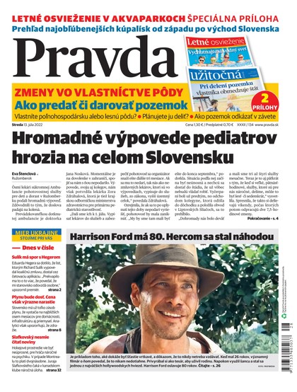 E-magazín Denník Pravdy 13. 7. 2022 - OUR MEDIA SR a. s.