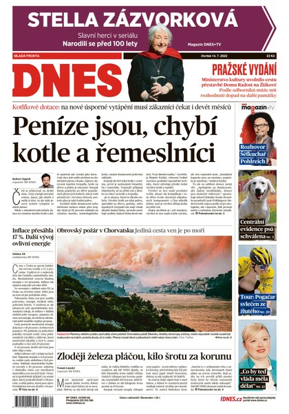 E-magazín MF DNES - 14.7.2022 - MAFRA, a.s.