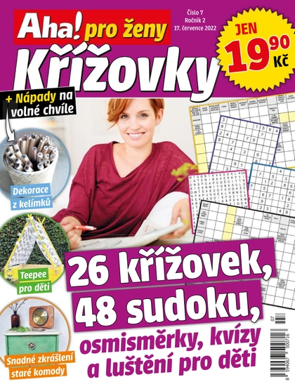 E-magazín Aha! pro ženy křížovky - 07/2022 - CZECH NEWS CENTER a. s.