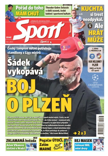 E-magazín Sport - 20.7.2022 - CZECH NEWS CENTER a. s.