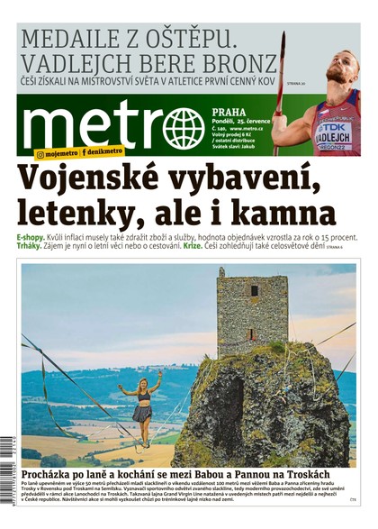 E-magazín METRO - 25.7.2022 - MAFRA, a.s.