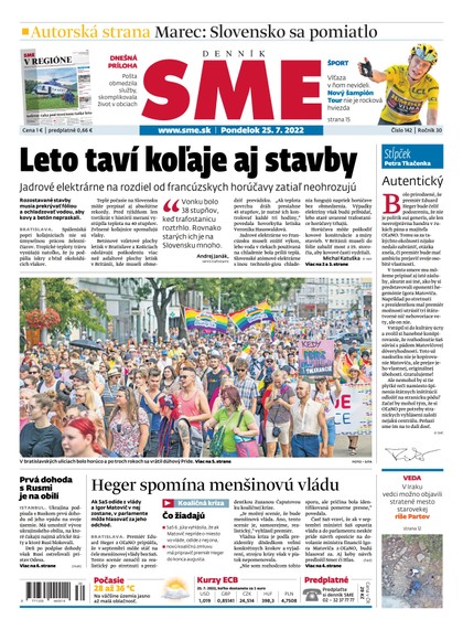 E-magazín SME 25-7-2022 - Petit Press, a.s. 