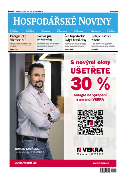 E-magazín HN 147 - 01.08.2022  - Economia, a.s.