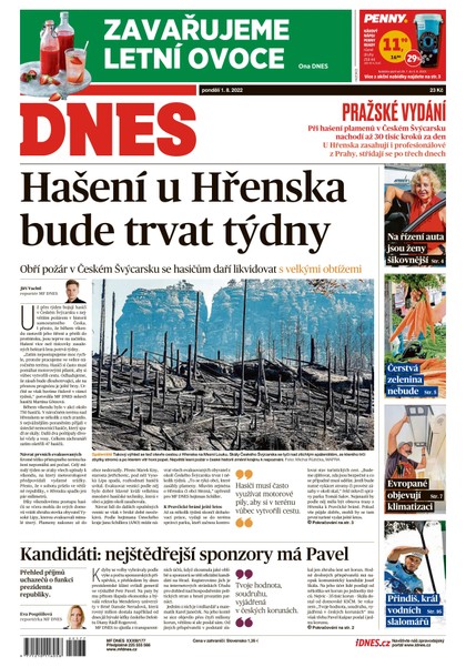 E-magazín MF DNES - 1.8.2022 - MAFRA, a.s.