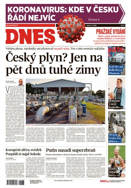 E-magazín MF DNES - 2.8.2022 - MAFRA, a.s.