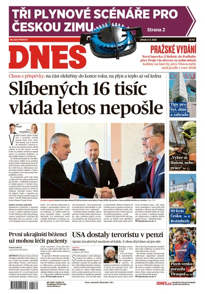 E-magazín MF DNES - 3.8.2022 - MAFRA, a.s.