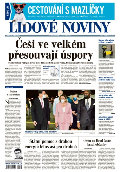 E-magazín LN - 3.8.2022 - MAFRA, a.s.