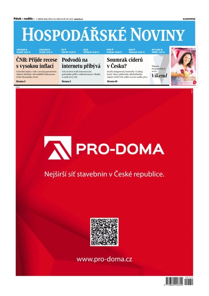 E-magazín HN 151 - 05.08.2022  - Economia, a.s.