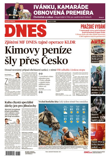E-magazín MF DNES - 9.8.2022 - MAFRA, a.s.