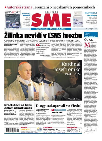 E-magazín SME 9-8-2022 - Petit Press, a.s. 