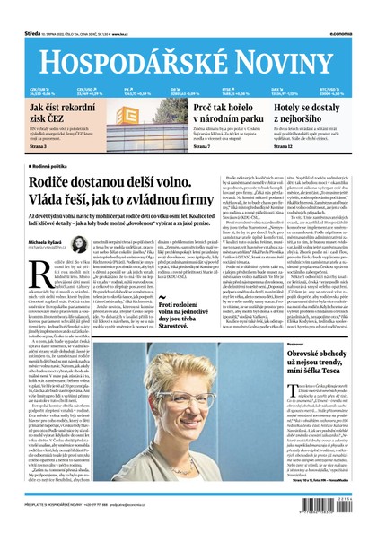 E-magazín HN 154 - 10.08.2022  - Economia, a.s.