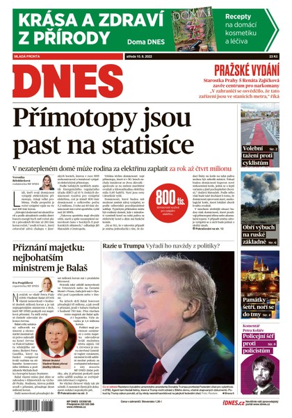 E-magazín MF DNES - 10.8.2022 - MAFRA, a.s.
