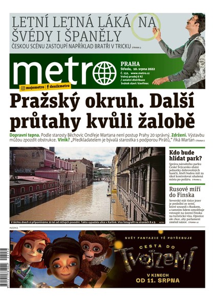 E-magazín METRO - 10.8.2022 - MAFRA, a.s.
