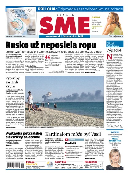 E-magazín SME 10/8/2022 - Petit Press, a.s. 