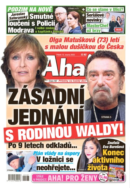 E-magazín Aha! - 12.8.2022 - CZECH NEWS CENTER a. s.