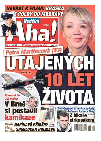 E-magazín Nedělní Aha! - 14.8.2022 - CZECH NEWS CENTER a. s.