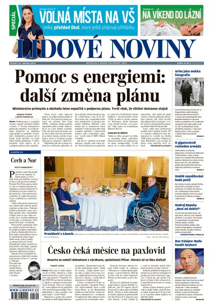 E-magazín LN - 16.8.2022 - MAFRA, a.s.