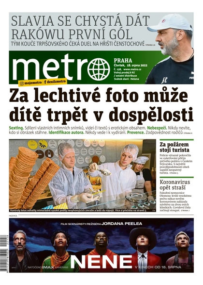 E-magazín METRO - 18.8.2022 - MAFRA, a.s.