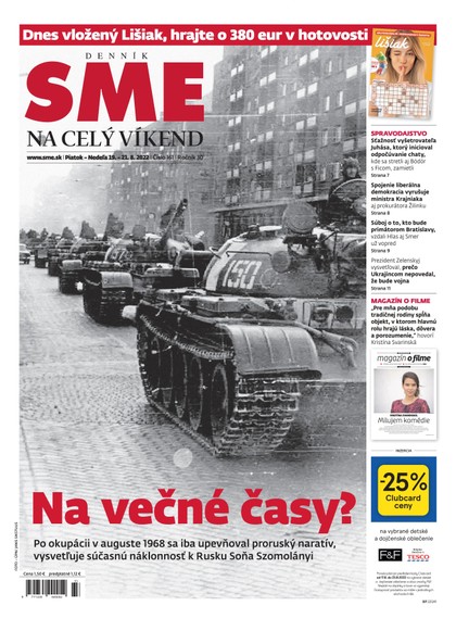 E-magazín SME 19-8-2022 - Petit Press, a.s. 