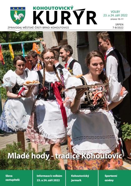 E-magazín Kohoutovický Kurýr - 07-08/2022 - Městská část Brno Kohoutovice