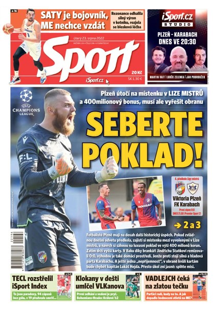 E-magazín Sport - 23.8.2022 - CZECH NEWS CENTER a. s.