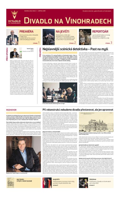 E-magazín HN 165 - 25.08.2022 Divadlo na Vinohradech - Economia, a.s.