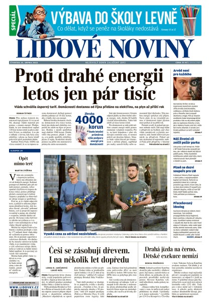 E-magazín LN - 25.8.2022 - MAFRA, a.s.