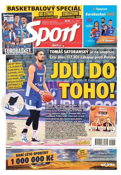 E-magazín Sport - 2.9.2022 - CZECH NEWS CENTER a. s.