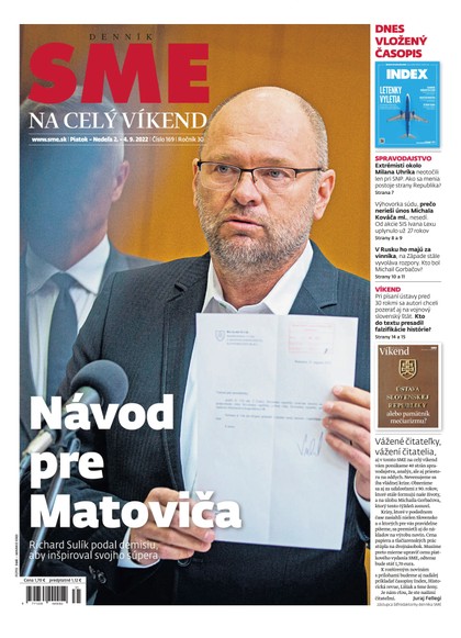 E-magazín SME 2-9-2022 - Petit Press, a.s. 