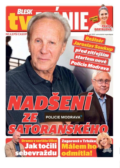 E-magazín BLESK Tv manie - 3.9.2022 - CZECH NEWS CENTER a. s.